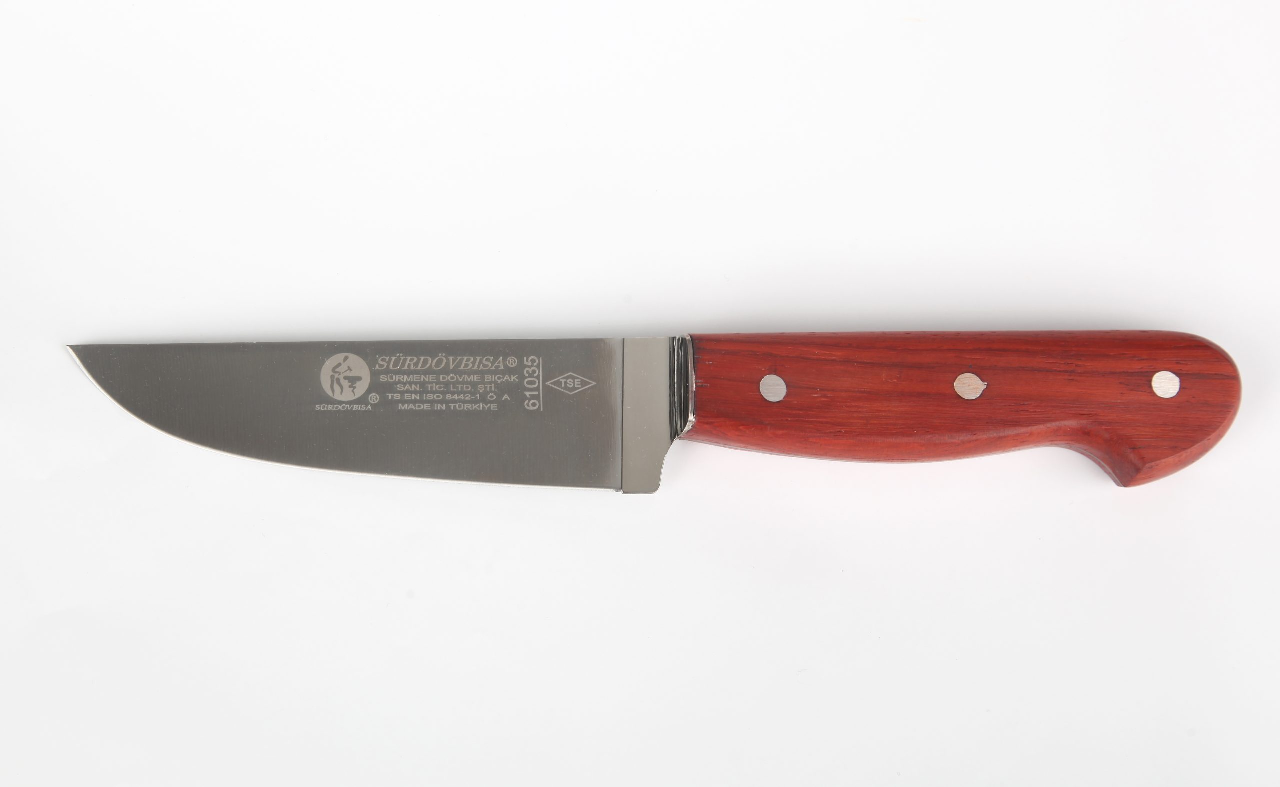 E61035 SÜRDÖVBISA Ahşap Sap Kasap Bıçağı (Deri Yüzme)